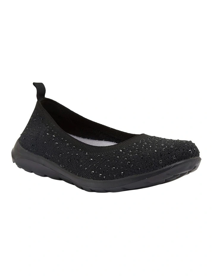 Patrice Sneakers in Black Diamante image 1