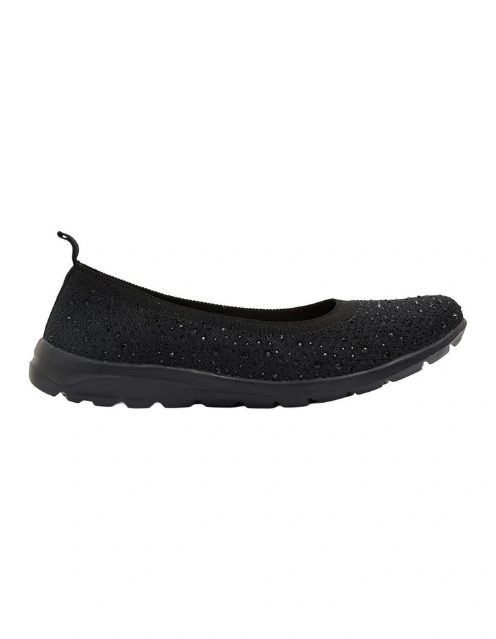 Patrice Sneakers in Black Diamante image 3