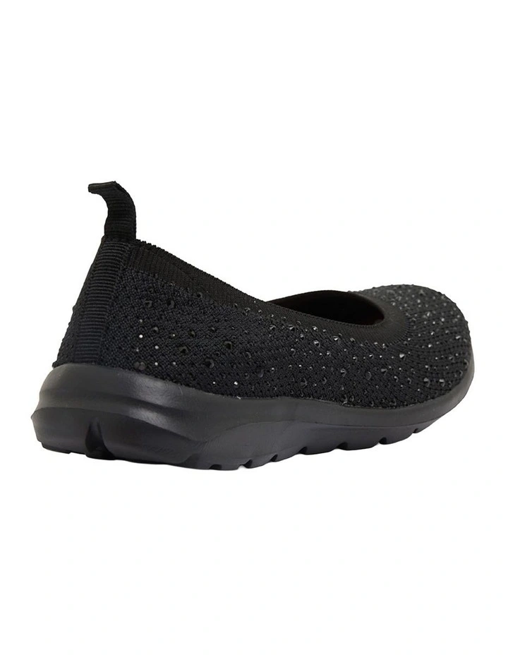 Patrice Sneakers in Black Diamante image 4