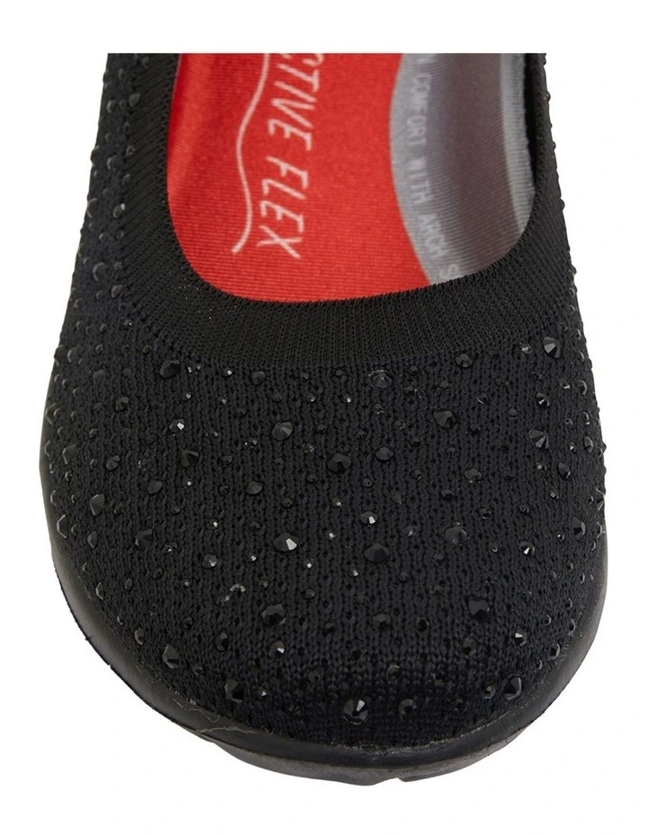 Patrice Sneakers in Black Diamante image 5