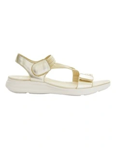 Neon Sandals in Gold Multi