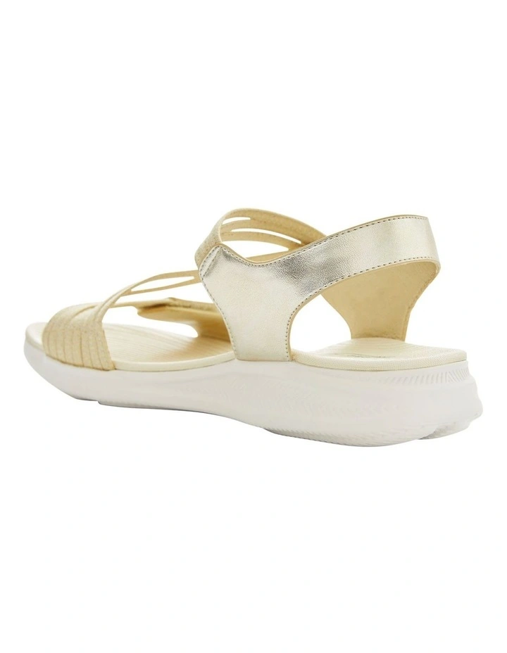 Neon Sandals in Gold Multi image 3