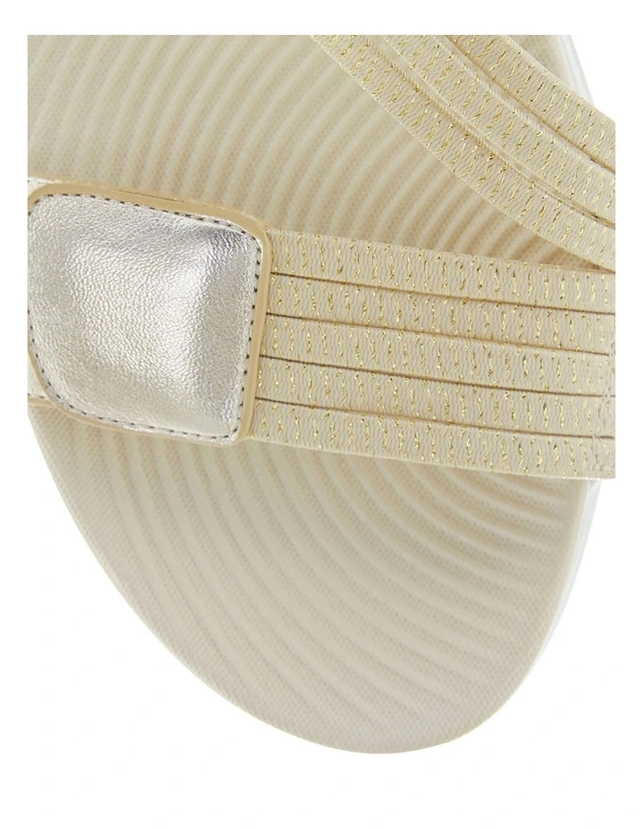Neon Sandals in Gold Multi image 4