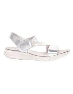 Neon Sandals in Silver Multi