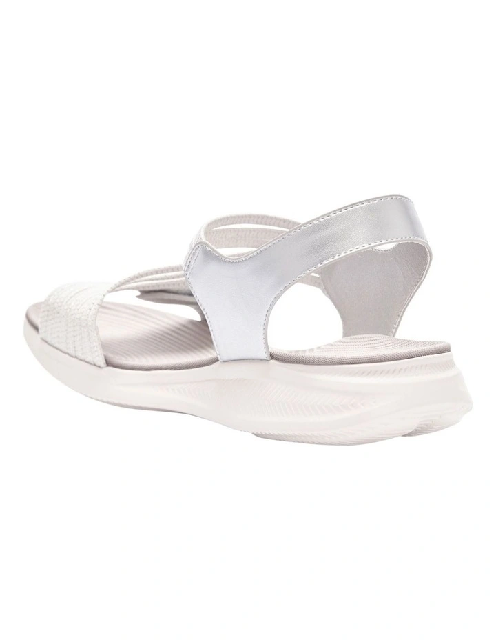 Neon Sandals in Silver Multi image 3