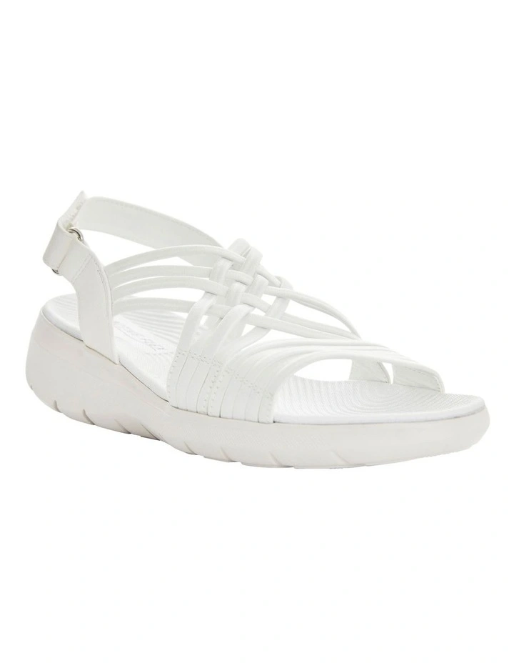 Luna Sandals in White image 2