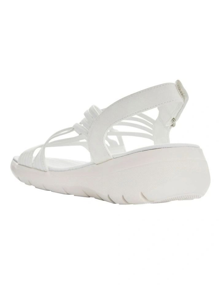 Luna Sandals in White image 3