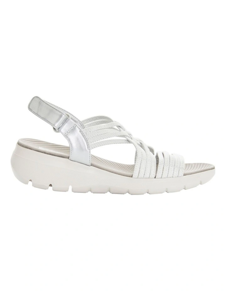 Luna Sandals in Silver Multi image 1