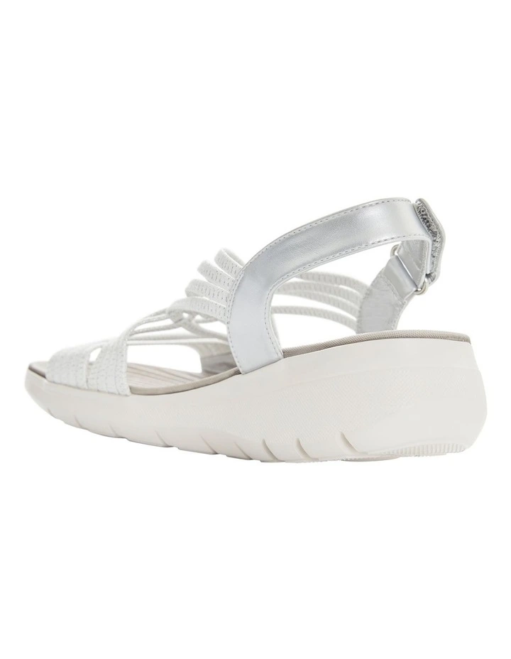 Luna Sandals in Silver Multi image 5