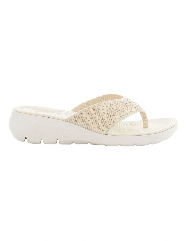 Largo Sandals in Beige Diamante image 1