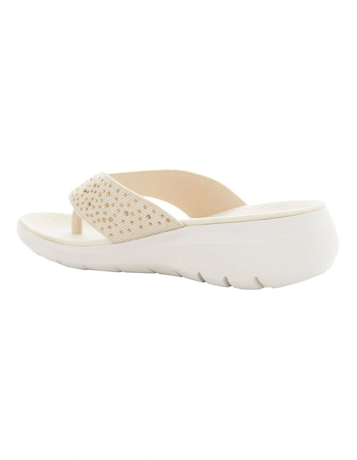 Largo Sandals in Beige Diamante image 3