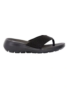Largo Sandals in Black Diamante