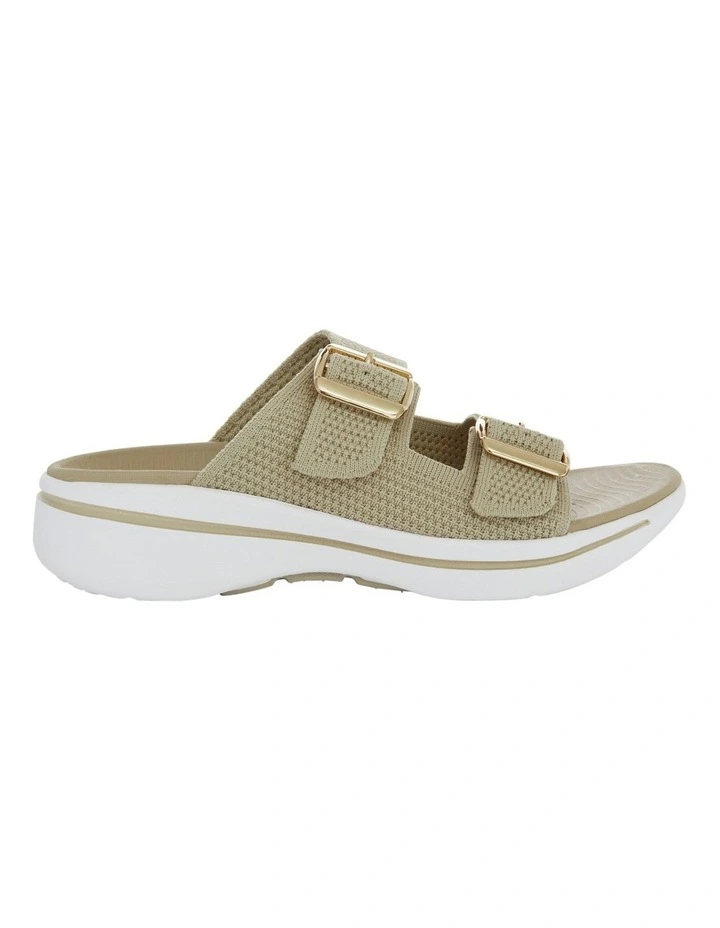 Adena Sandals in Beige Weave image 1