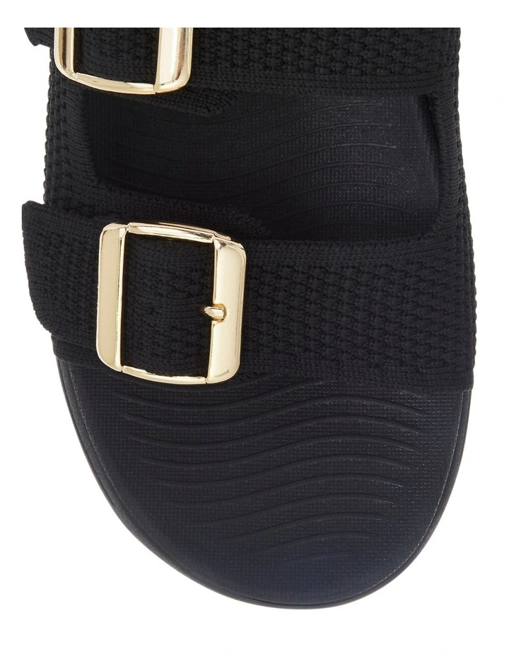 Adena Sandals in Black Weave image 4