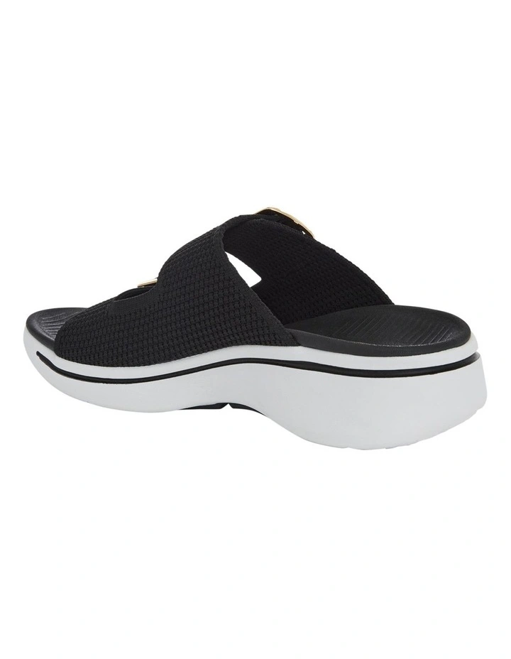 Adena Sandals in Black Weave image 3