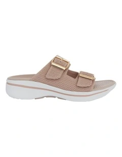 Adena Sandals in Blush Weave