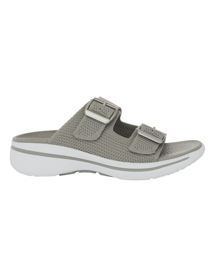Adena Sandals in Light Grey Weave image 1