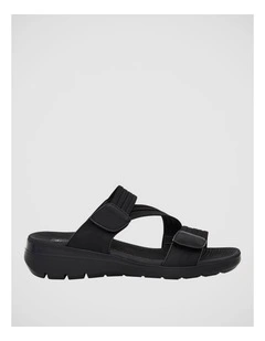Layton Sandals in Black on Black