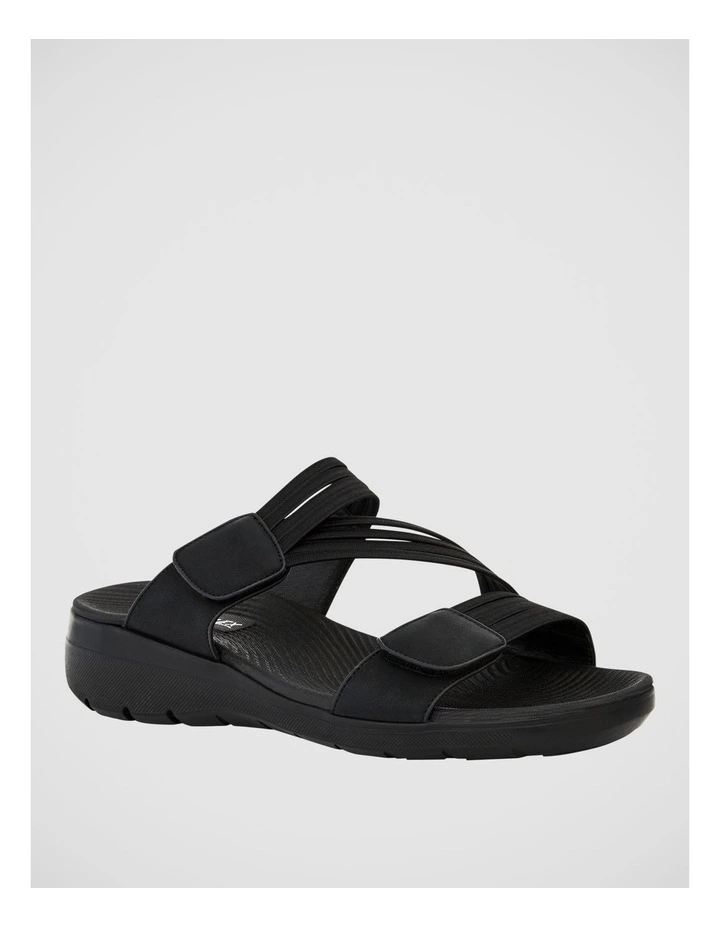 Layton Sandals in Black on Black image 2