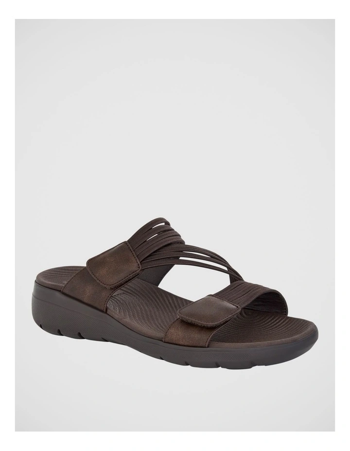 Layton Sandals in Chocolate Multi image 2