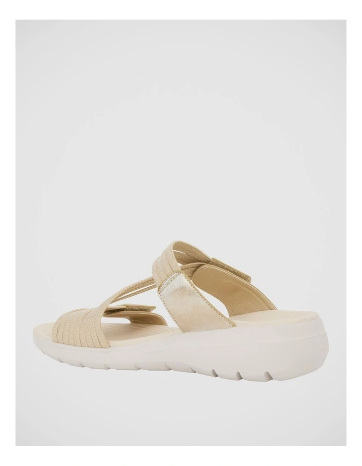 Layton Sandals in Gold Multi image 3