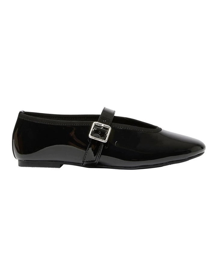 Robyn Flat Shoes in Black Patent image 1