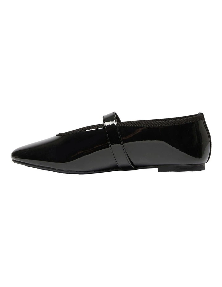 Robyn Flat Shoes in Black Patent image 3