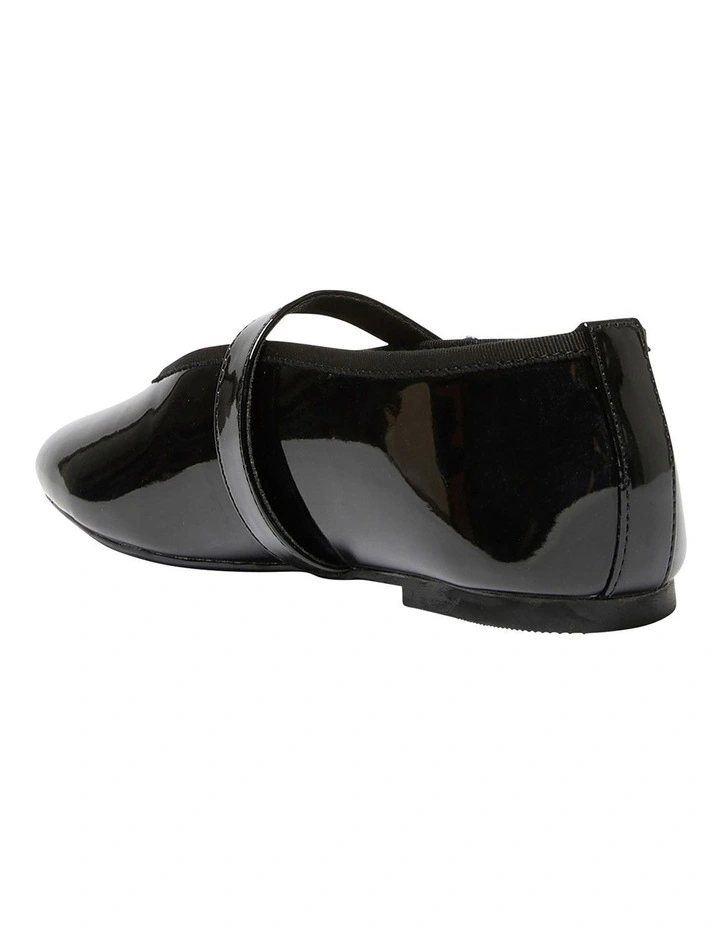 Robyn Flat Shoes in Black Patent image 6