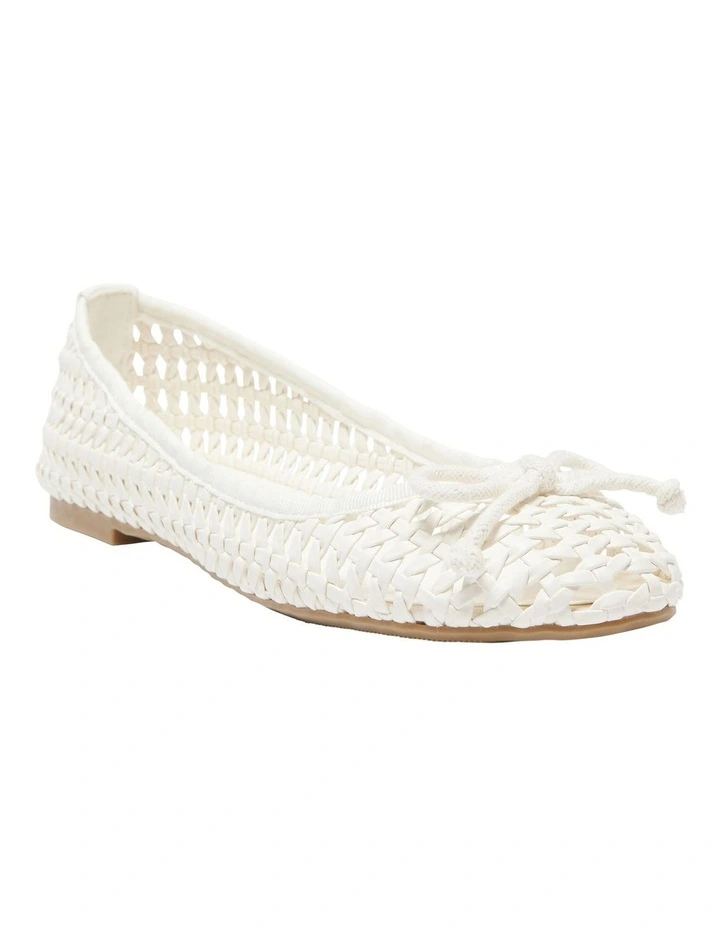 Sloane Ballet Shoes in Bone Weave image 2