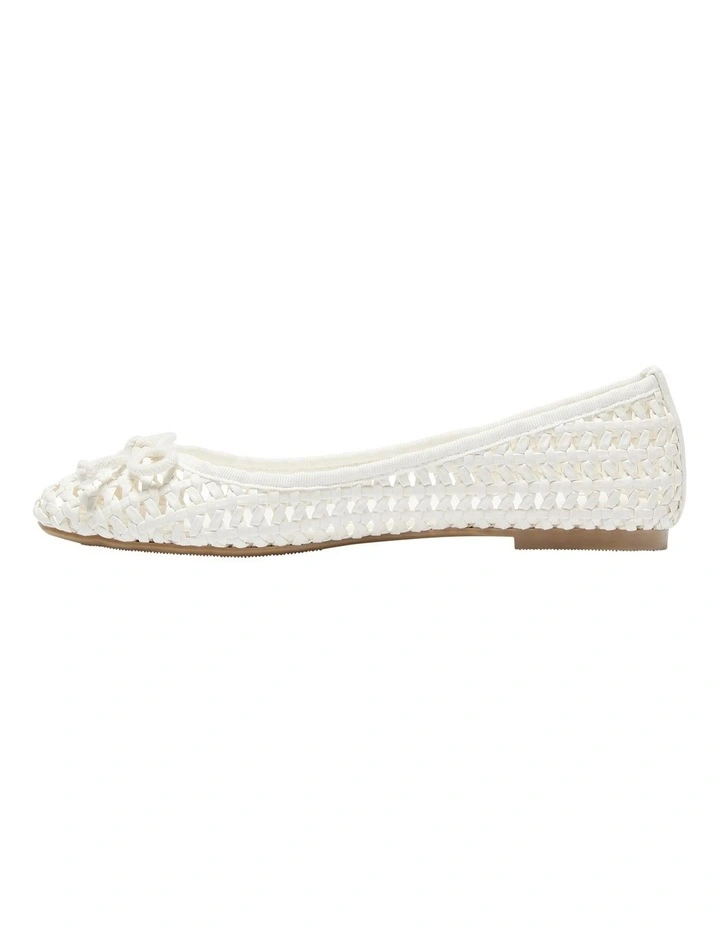 Sloane Ballet Shoes in Bone Weave image 3