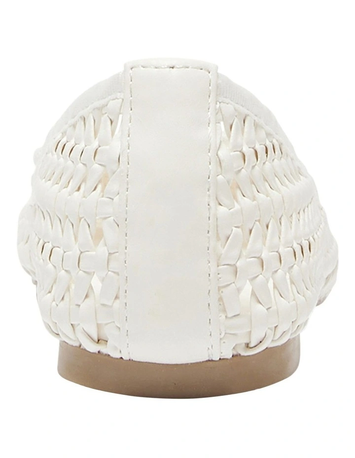 Sloane Ballet Shoes in Bone Weave image 5