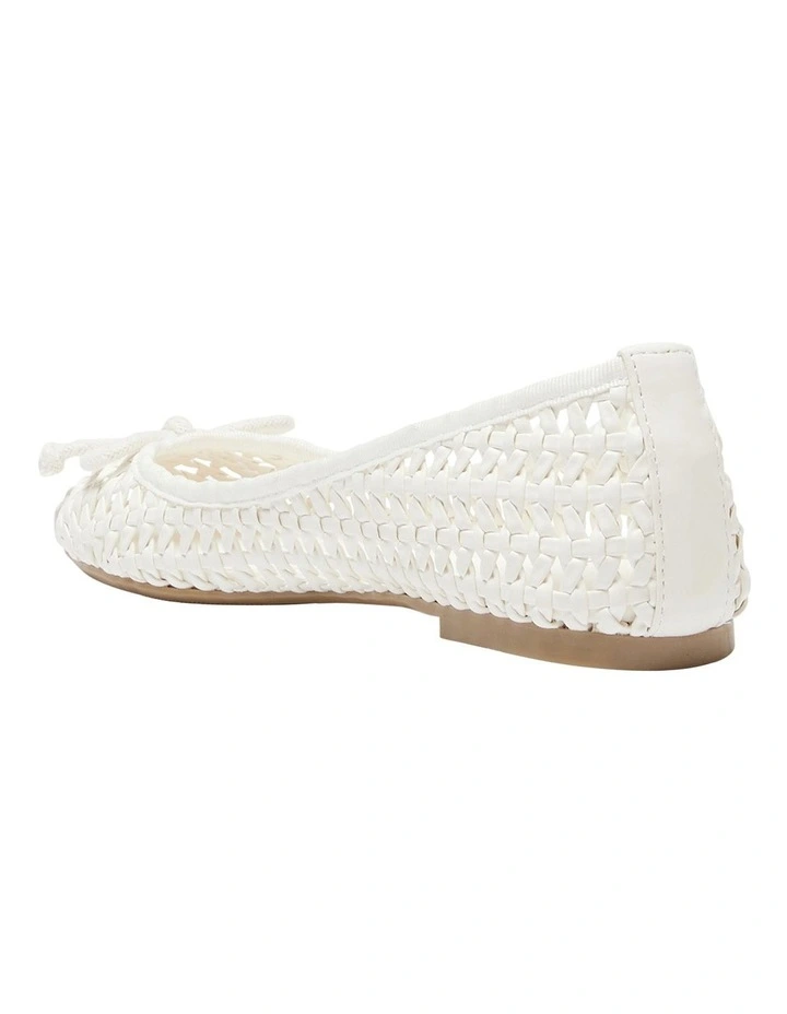 Sloane Ballet Shoes in Bone Weave image 6