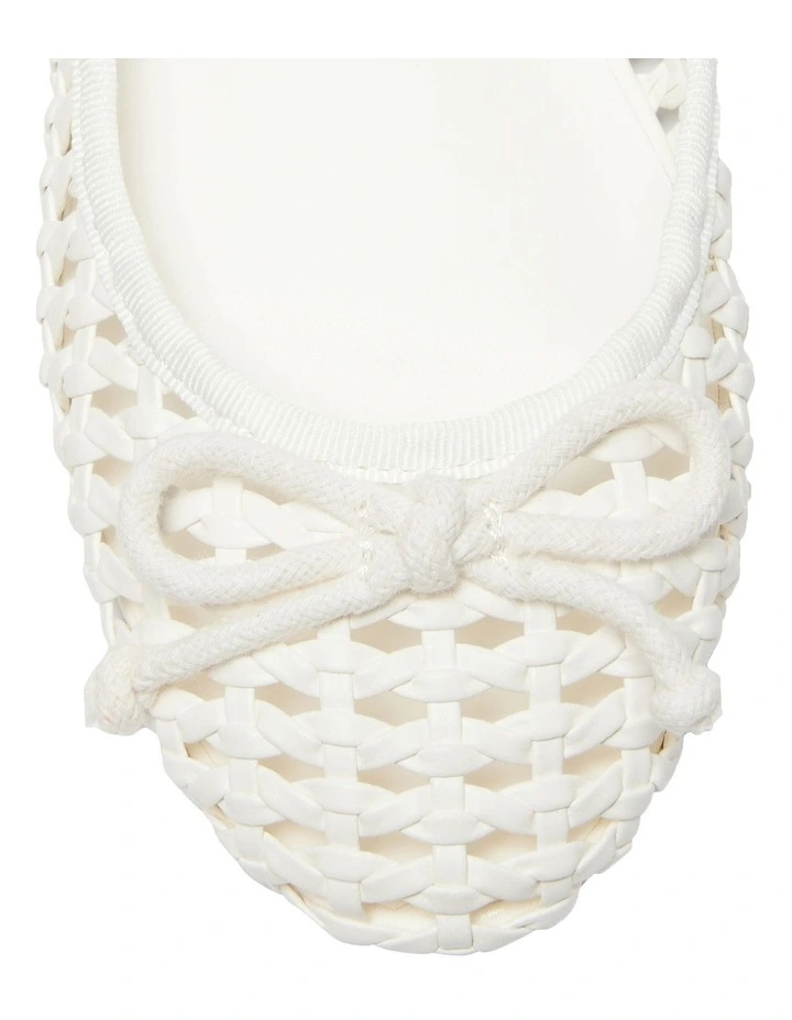 Sloane Ballet Shoes in Bone Weave image 7