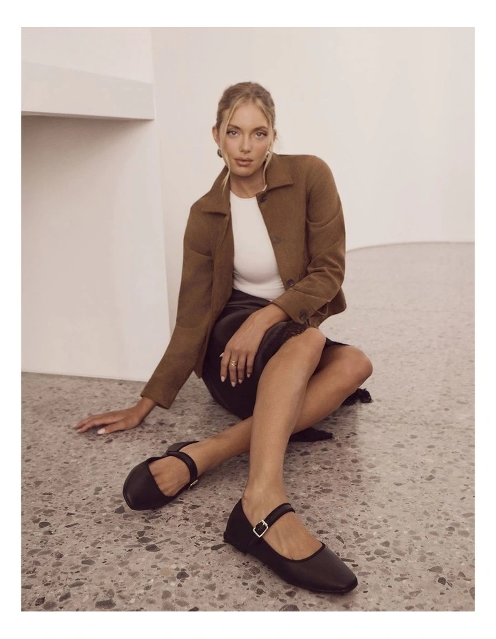 Romy Ballet Flats in Black image 2