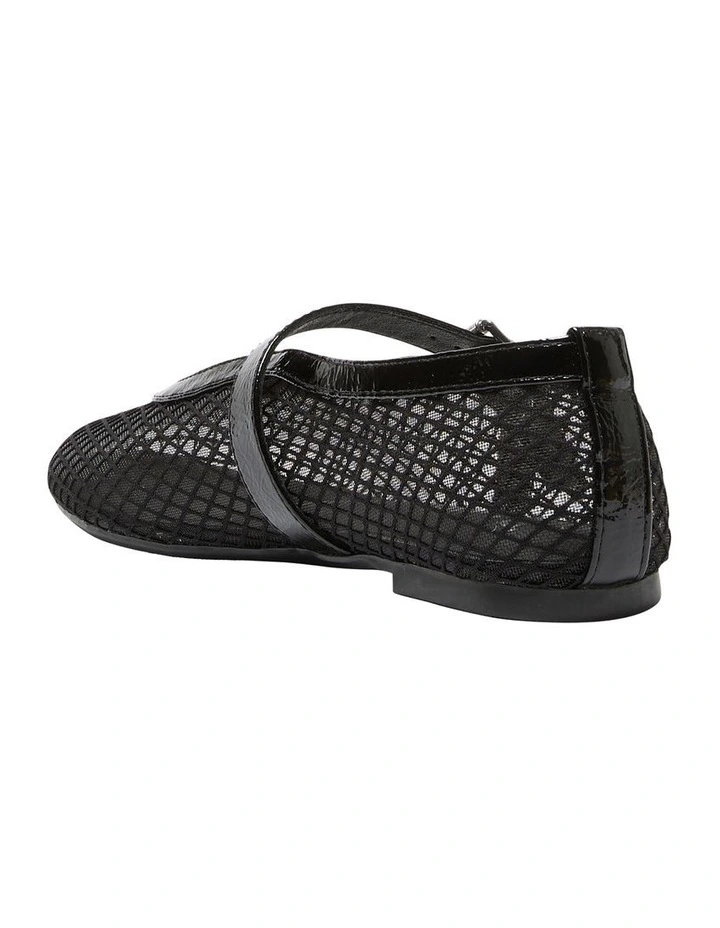Reign Ballet Flats in Black Mesh image 6