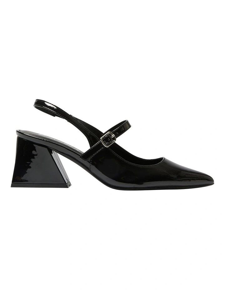 Loyal Heeled Shoes in Black Patent image 1