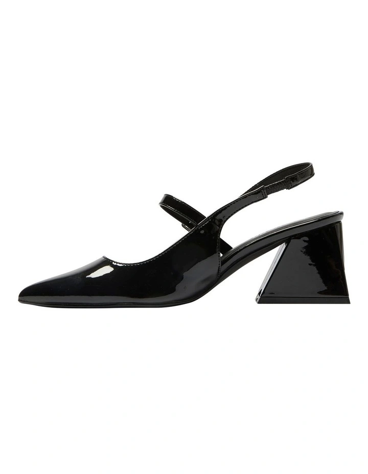 Loyal Heeled Shoes in Black Patent image 3