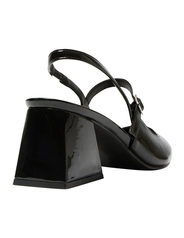 Loyal Heeled Shoes in Black Patent image 4