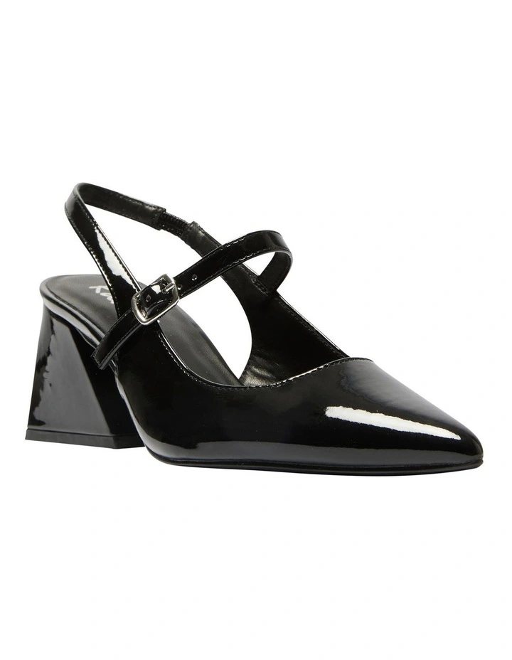 Loyal Heeled Shoes in Black Patent image 5