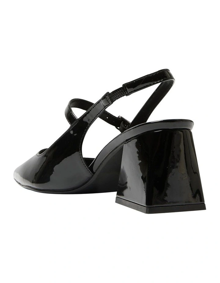Loyal Heeled Shoes in Black Patent image 6