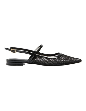 Black Patent/Mesh colour