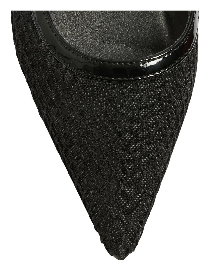 Kelsey Flat Shoes in Black Patent/Mesh image 5