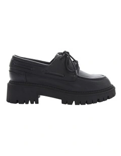 Soprano Flat Shoes in Black