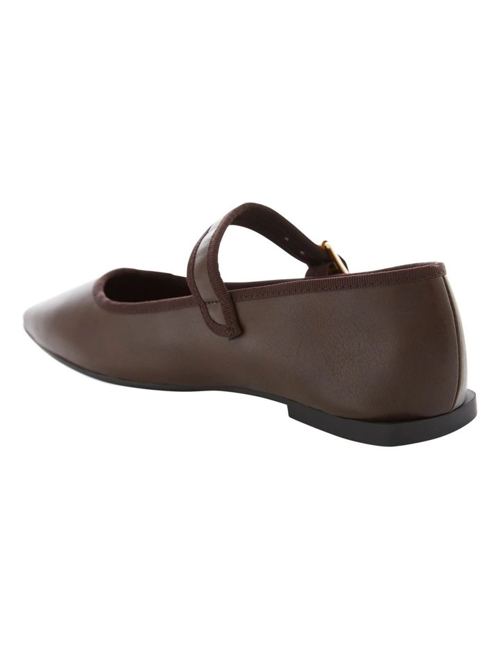 Romy Ballet Flats in Chocolate image 3