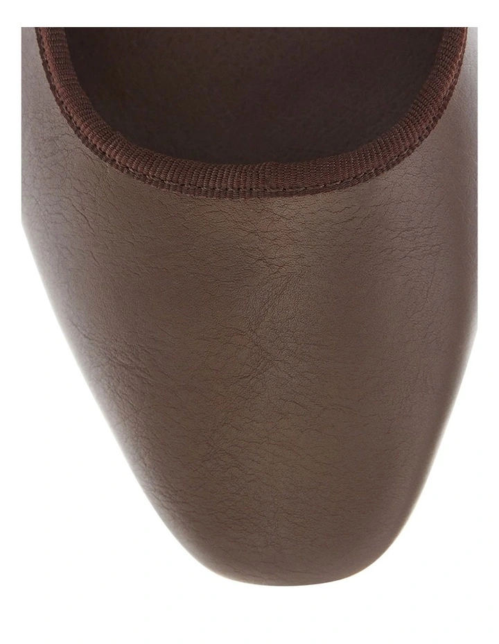 Romy Ballet Flats in Chocolate image 4