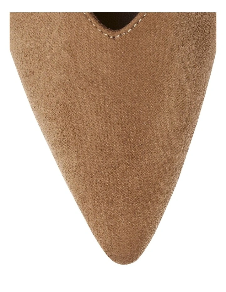 Harley Heeled Shoes in Tan Micro image 4