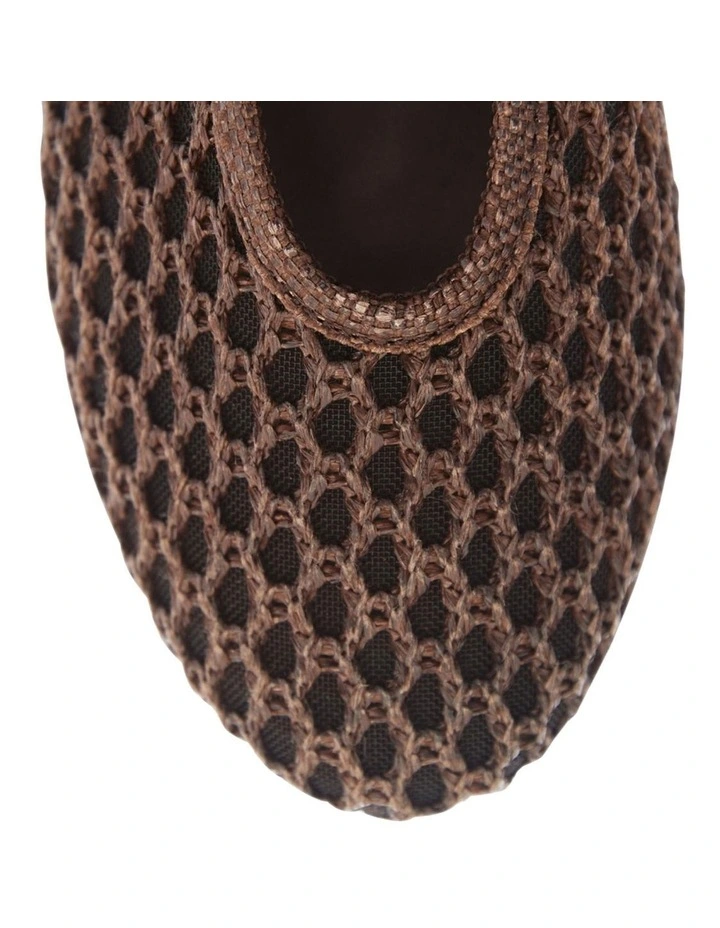 Renn Flat Shoes in Chocolate Mesh image 4