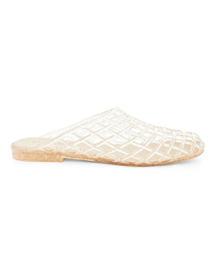 Prism Flat Shoes in Gold Jelly image 1