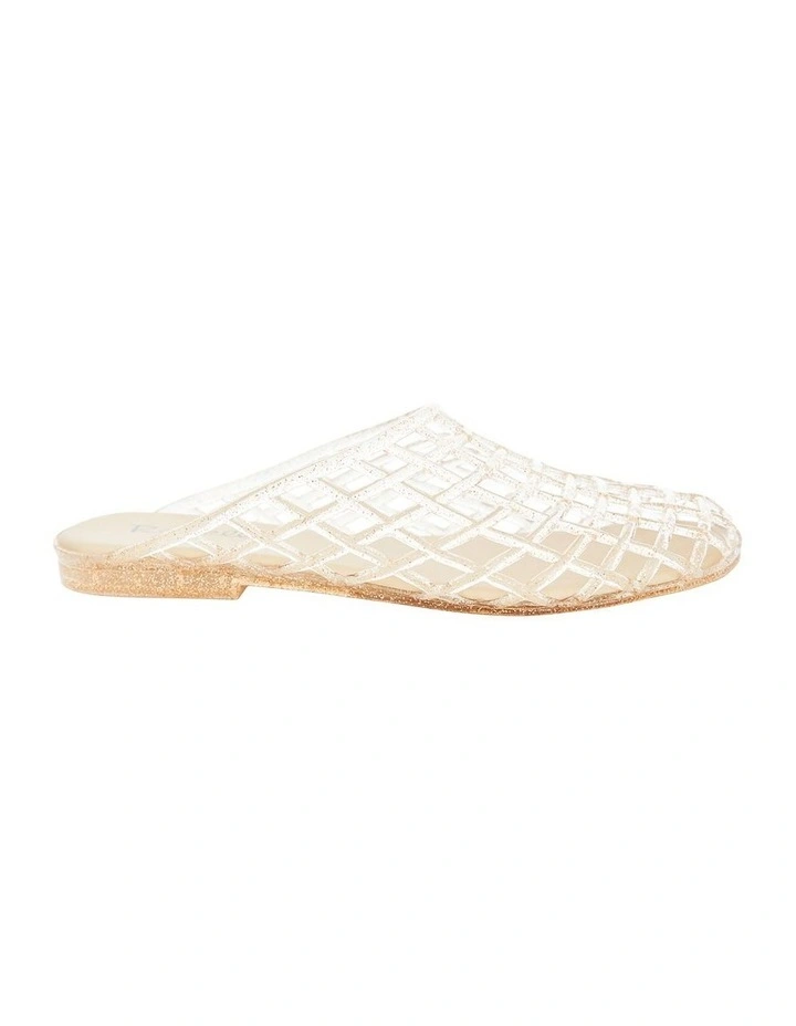 Prism Flat Shoes in Gold Jelly image 3