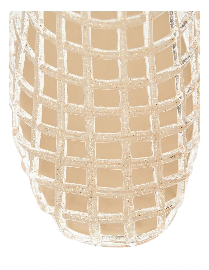 Prism Flat Shoes in Gold Jelly image 5
